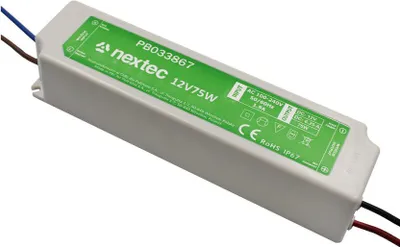 Image de Alimentation LED économique et étanche / IP67 / 12V / 6,25A / 75W