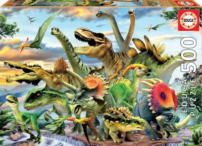 Immagine prodotto di Educa Borras - Puzzle Dinozaury 500 elementów, oryginalny wzór