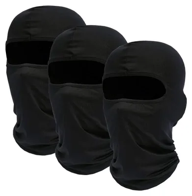 Produktbild von Sturmhaube Sturmmaske Skimaske - Unisex - Winddicht - 3 Stück - Für Sport, Radfahren und Outdoor