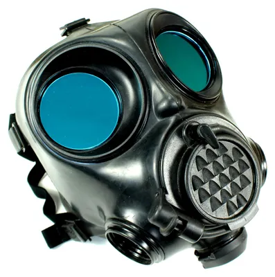 Produktbild von Ersatzgläser für Gasmaske OM-90, CM-7, CM-7M Blau Linsen Gasmask
