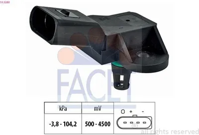 Produktbild von FACET Drucksensor Bremskraftverstärker 10.3280 Bremskraftverstärker für VW GOLF VI (5K1)