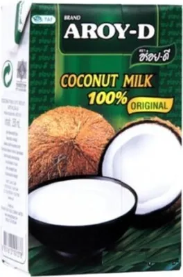 Produktbild von Kokosmilch Aroy-D natürliche Kokusmilch zum Backen und Kochen 1000ml