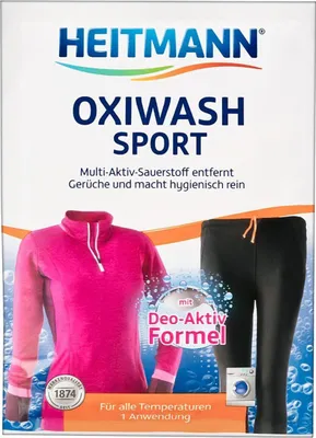 Produktbild von Heitmann Oxi Sport - Čisticí pudr pro odstranění skvrn 50g