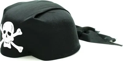 Produktbild von Piratenhut schwarz Fasching