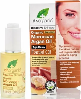 Produktbild von Dr Organic Moroccan Argan Oil Face Oil 30ml