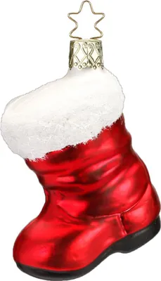 Produktbild von Inge Glas - Nikolausstiefel - Christbaumschmuck 8,5 cm - Glas