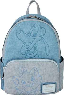 Immagine prodotto di Plecak LOUNGEFLY Disney Denim 26cm - Oficjalny produkt szkolny z motywem
