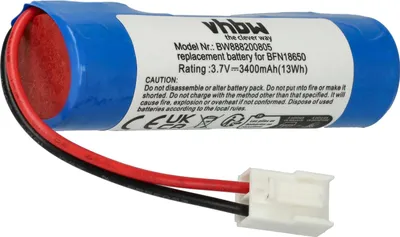 Produktbild von vhbw Akku kompatibel mit Leifheit Dry&Clean 51113, 51114, 51000, 51002 Home Cleaner Heimroboter (3400 mAh, 3,7 V, Li-Ion)