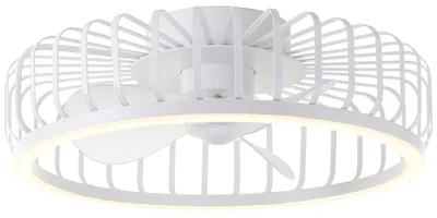 Produktbild von BRILLIANT Deckenleuchte Capo LED-Deckenleuchte, Ventilator, Ø 48 cm, 4200 lm, dimmbar, CCT, weiß