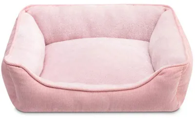 Produktbild von Katzenbett Kleines Hundebett Haustierbett Rosa 50x45x15cm