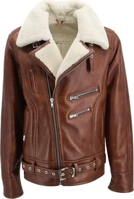 Produktbild von Lammfelljacke - VANDAMM - Größe: XL | Farbe: kastanienbraun
