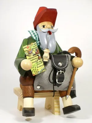 Produktbild von Wandersmann - Kantenhocker (15cm) Räuchermann von KWO