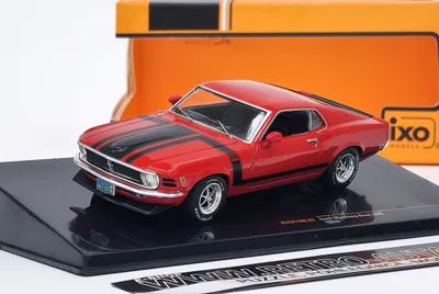 Obrázek produktu pro Ford Mustang Boss 302 (1970) Červená IXO 1:43