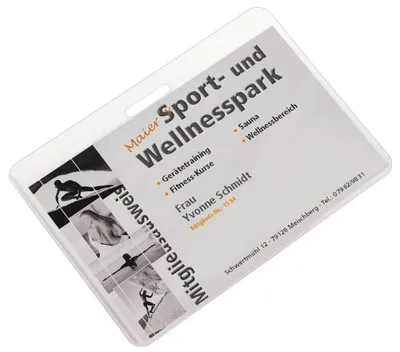 Produktbild von LMG Laminierfolien glänzend für Ausweisformat 125 micron Langloch, 100 St.