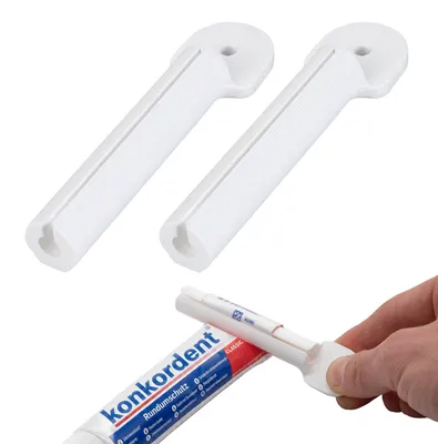 Produktbild von 2x Tubenquetscher Tubenpresse Zahnpastatuben- Ausdrücker Squeezer Tubenausdrücker