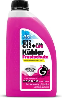 Produktbild von Płyn niezamarzający do chłodnic G12 / G12+ | Płyn chłodzący 5 lat do -35°C | 1 litr