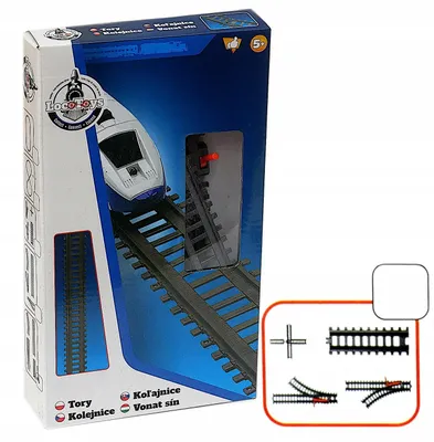 Produktbild von Dromader 02812 Eisenbahn Gleis-Erweiterungsset mit Weichen