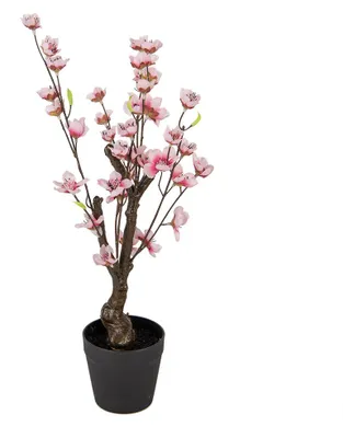 Zdjęcie produktu dla Clayre & Eef Sztuczny kwiat wiśni 48 cm różowy plastik