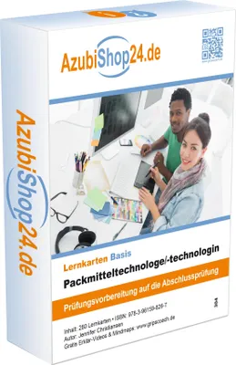 Produktbild von Lernkarten Packmitteltechnologe