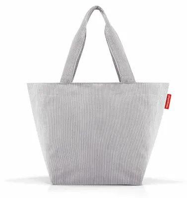 Produktbild von reisenthel shopper M, Einkaufstasche, Tragetasche, Tasche, Cord Grey, 15 L, ZS7084
