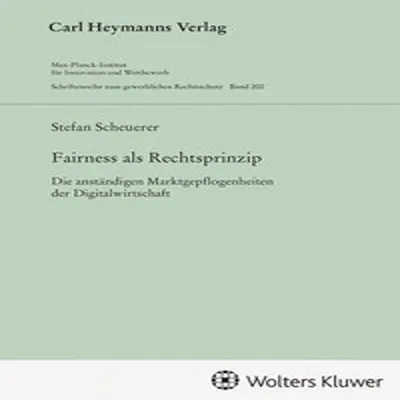 Produktbild von Fairness als Rechtsprinzip (GWR 200)