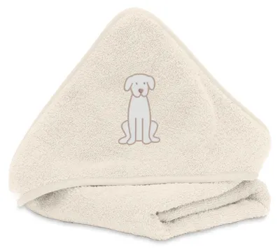 Image de Serviette de bain à capuche Fillikid avec motif sur la capuche