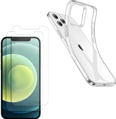 Image de Étui pour iPhone 12 PRO (6,1") avec 2 protections d'écran en verre trempé Phonillico®