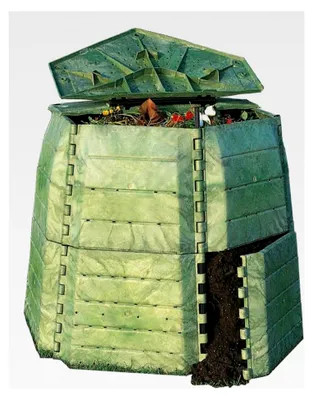 Produktbild von Thermokomposter 1065 Liter aus dickwandigem Kunststoff für Küchen- und Gartenabfälle