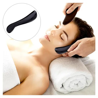 Produktbild von Gesichtsmassagegerät aus schwarzem Büffelhorn