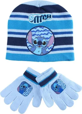 Image de Disney Lilo & Stitch Waves Set bonnet & gants pour enfants