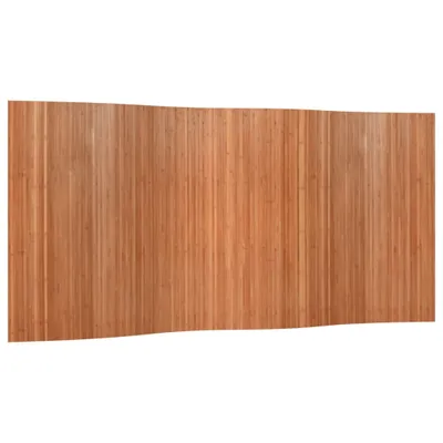Image de Paravent Marron 165x400 cm Bambou