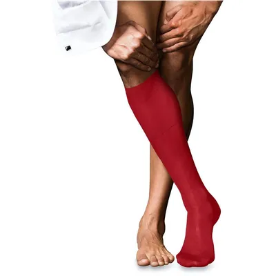 Produktbild von FALKE No. 9 Pure Fil d'Écosse Kniestrümpfe Herren cardinal 45-46