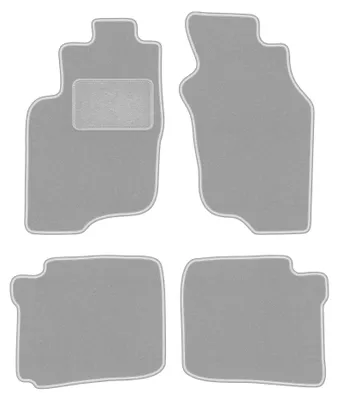 Productafbeelding van Velours automatten voor Mitsubishi Space Star 1999-2005 (MPV) – 4-delig, grijs, op maat – Wielganizator OSLO