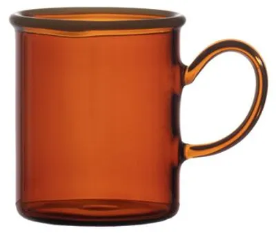 Immagine prodotto di Tazze in vetro borosilicato Pomax Clementine, color ambra, diametro 5,5 cm, altezza 6 cm