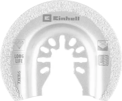 Zdjęcie produktu dla Brzeszczot z węglików spiekanych EINHELL, 708086, półokrągły, 65 mm