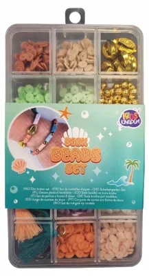 Produktbild von DIY Schmuck Bastelset Flache Perlen Urlaub für Kinder