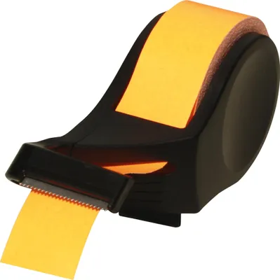 Produktbild von RNK Haftnotizrollen, 19mmx10 m, im Abroller, neonorange