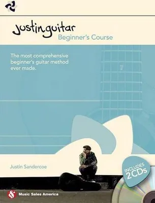 Obrázok produktu pre Justinguitar Beginner S Course Acoustic and Electric Guitar Step-By-Step Lessons and Exercises with Online Audio Learn Chords Scales Fingerstyle and Rhythm Techniques for New Players