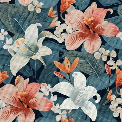 Obrázok produktu pre OUTDOOR DEKOSTOFFE OXFORD - Motiv Blumen I DX5452