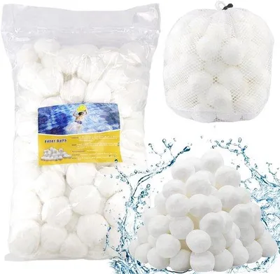 Produktbild von Dailygoods – Filterbälle, Schwimmbadfilterbälle für Sandfilteranlagen, 700 g, Schwimmbadfilterbälle, Filterbälle für Schwimmbäder, Filterpumpe, Aquarium, Sandfilteranlage