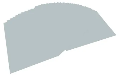Produktbild von Folia 614/50 60, Silber, A4 (210 x 297 mm), Einfarbig, 300 g/m², Matt, 50 Blätter