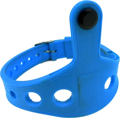 Produktbild von Garderobenband Thermoplastic > 100% Kautschuk blau > Schlüsselband
