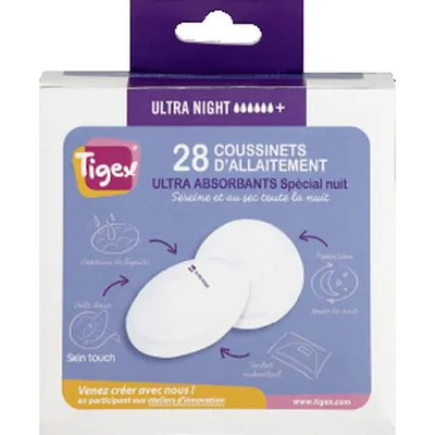 Produktbild von Tigex Ultra 28 PADS Einweg-Stilleinlage
