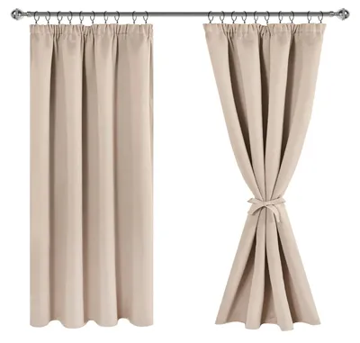 Produktbild von Verdunkelungsrollos, Set mit 2 Stück, 137 x 117 cm, für Wohnzimmer und Schlafzimmer