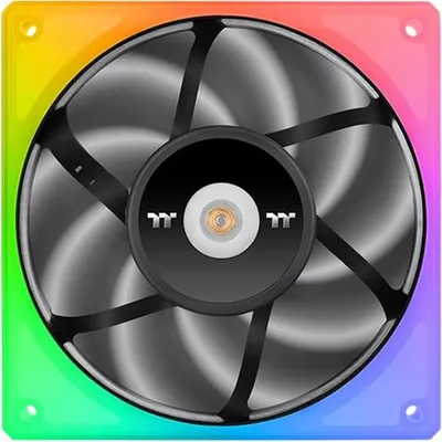 Image de Thermaltake TOUGHFAN 12 RGB Ventilateur de boîtier d'ordinateur 12 cm Blanc 3 pièce(s)
