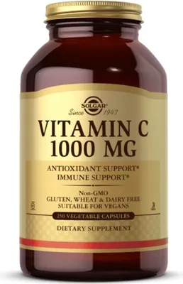 Productafbeelding van VoedingssupplementenSolgar Vitamin C 1000 Mg (250 capsules) 8306