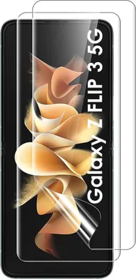 Produktbild von Displayschutzfolie für Samsung Galaxy Z FLIP 3 5G [2 Stück] Flexible Transparent Plastik Screen Protector Film Phonillico®