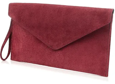 Produktbild von ITALIENISCHE WILDLEDER-Clutch Cocktailtasche