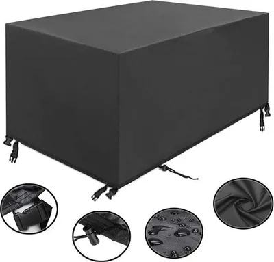 Produktbild von Famanu Gartenmöbelhülle rechteckig 120 x 120 x 100 cm – wasser- und UV-beständig