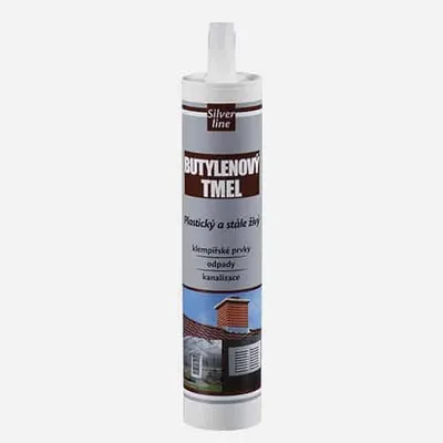 Obrázek produktu pro Den Braven - Butylenový tmel Silver line, kartuše 310 ml, šedý
